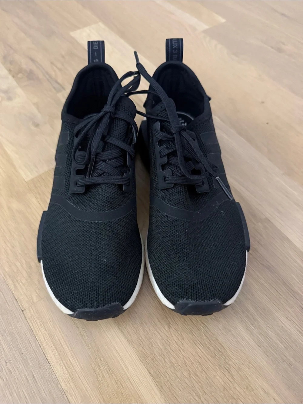 adidas Kids Black & White NMD R1 Sneakers